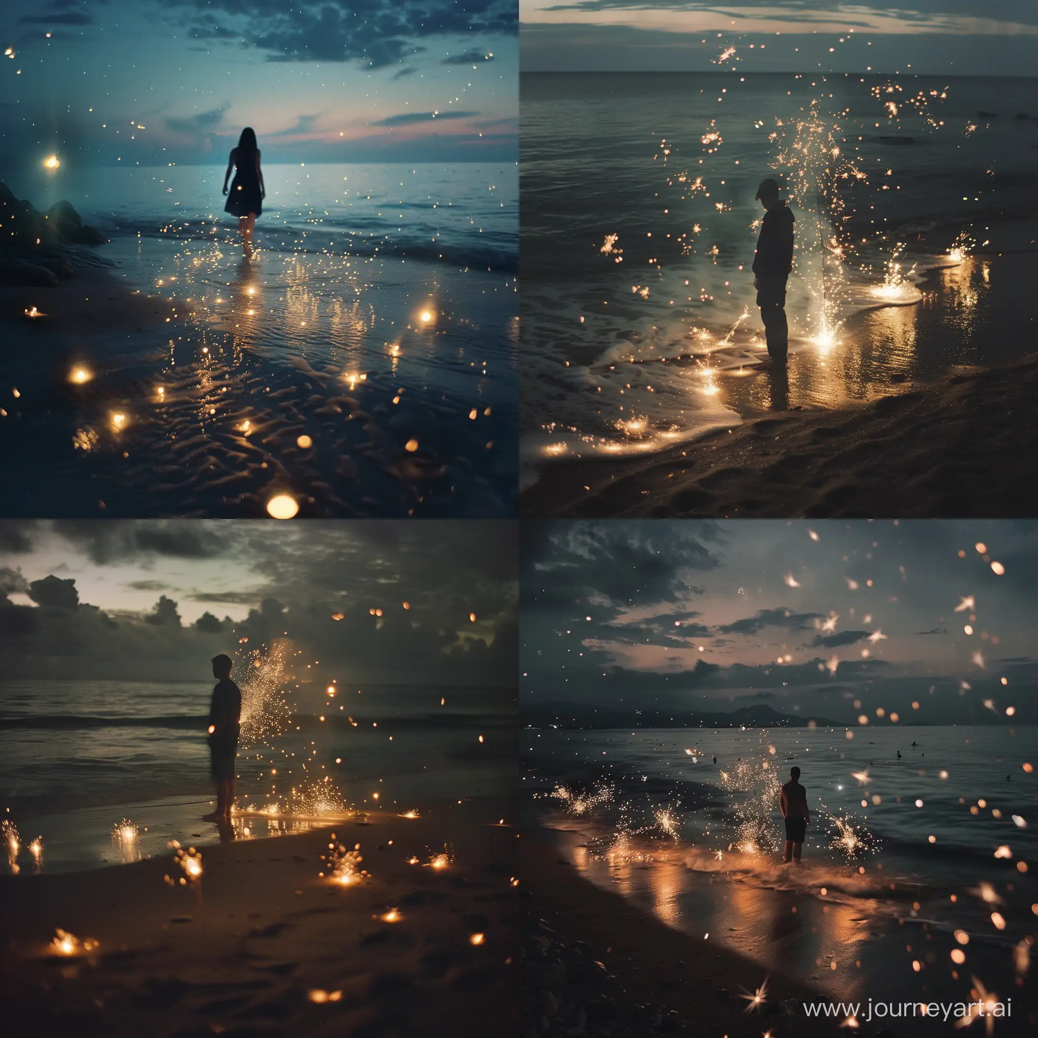 Night-Beach-with-Glowing-Sparks