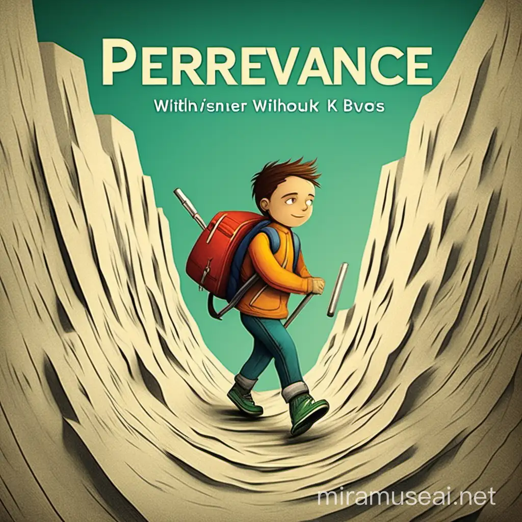 book cover about perseverance without any words on the book cover
