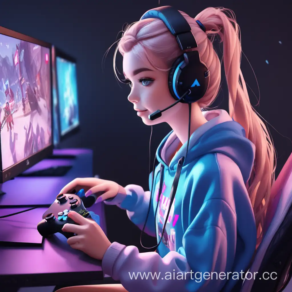 Enthusiastic-Gamer-Girl-Enjoying-Virtual-Adventures