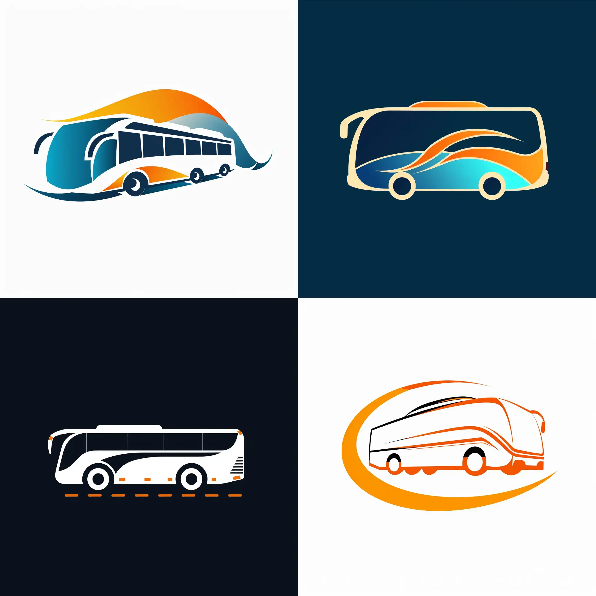 a logo for a bus company