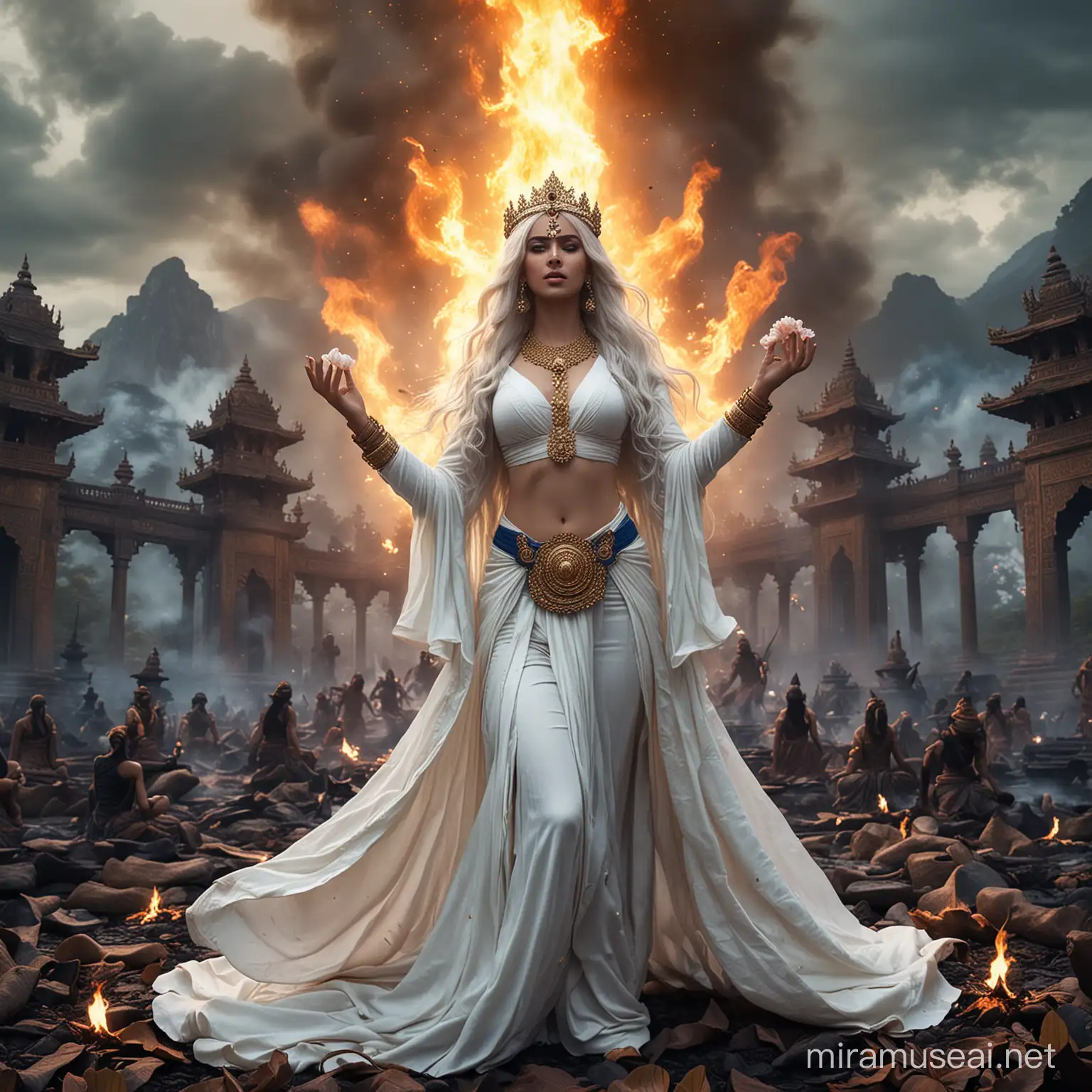 Kayashiel Empress Divine Combat Amidst Demonic Goddesses