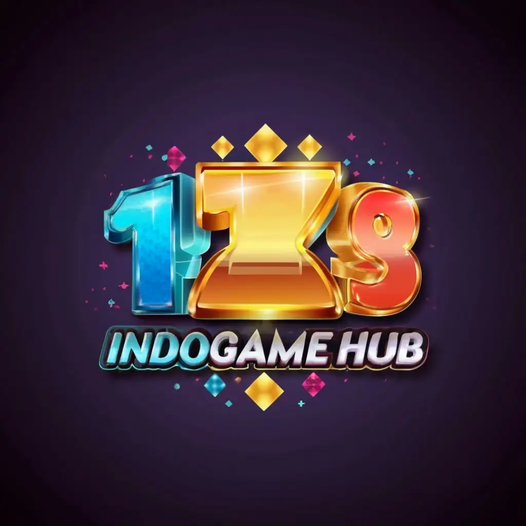 logo, 1xbet casino, with the text "IndoGameHub", typography, be used in Finance industry