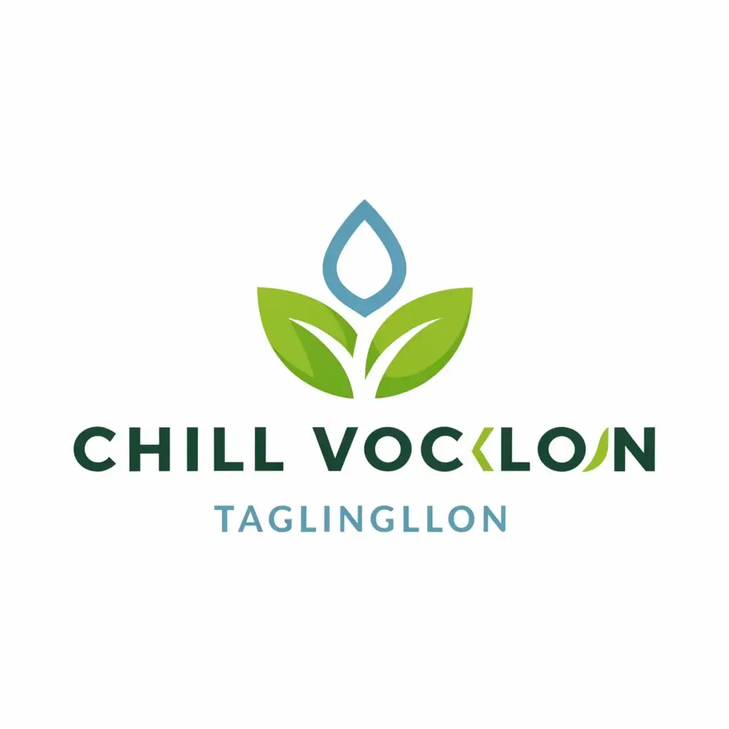 a logo design,with the text "Chill VoCungLuon", main symbol:Healing & Chill,Moderate,be used in Beauty Spa industry,clear background