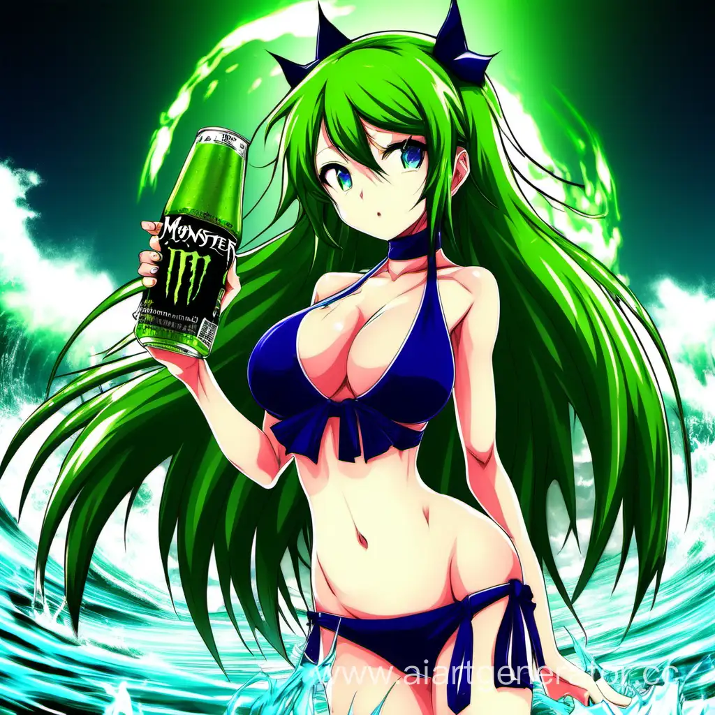 Anime-Girl-in-Open-Swimsuit-with-Monster-Energy-Drink-Wallpaper