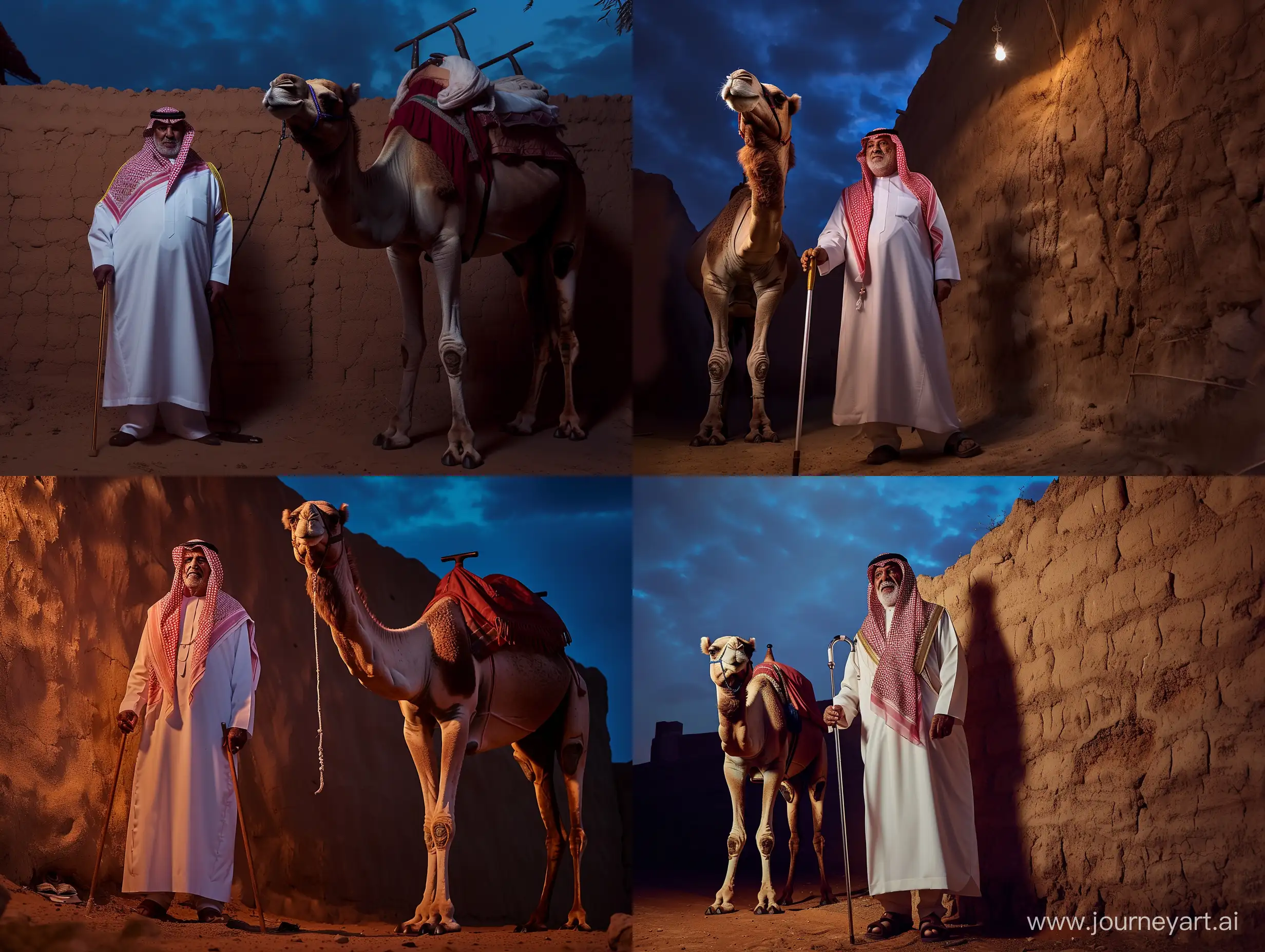 Confident-Saudi-Prince-with-Camel-in-Cinematic-Night-Scene