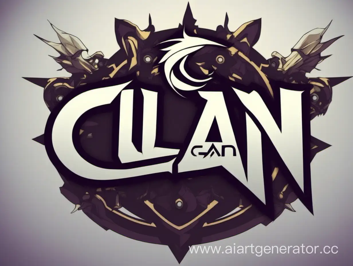 логотип название "клан" Друзья анимешники