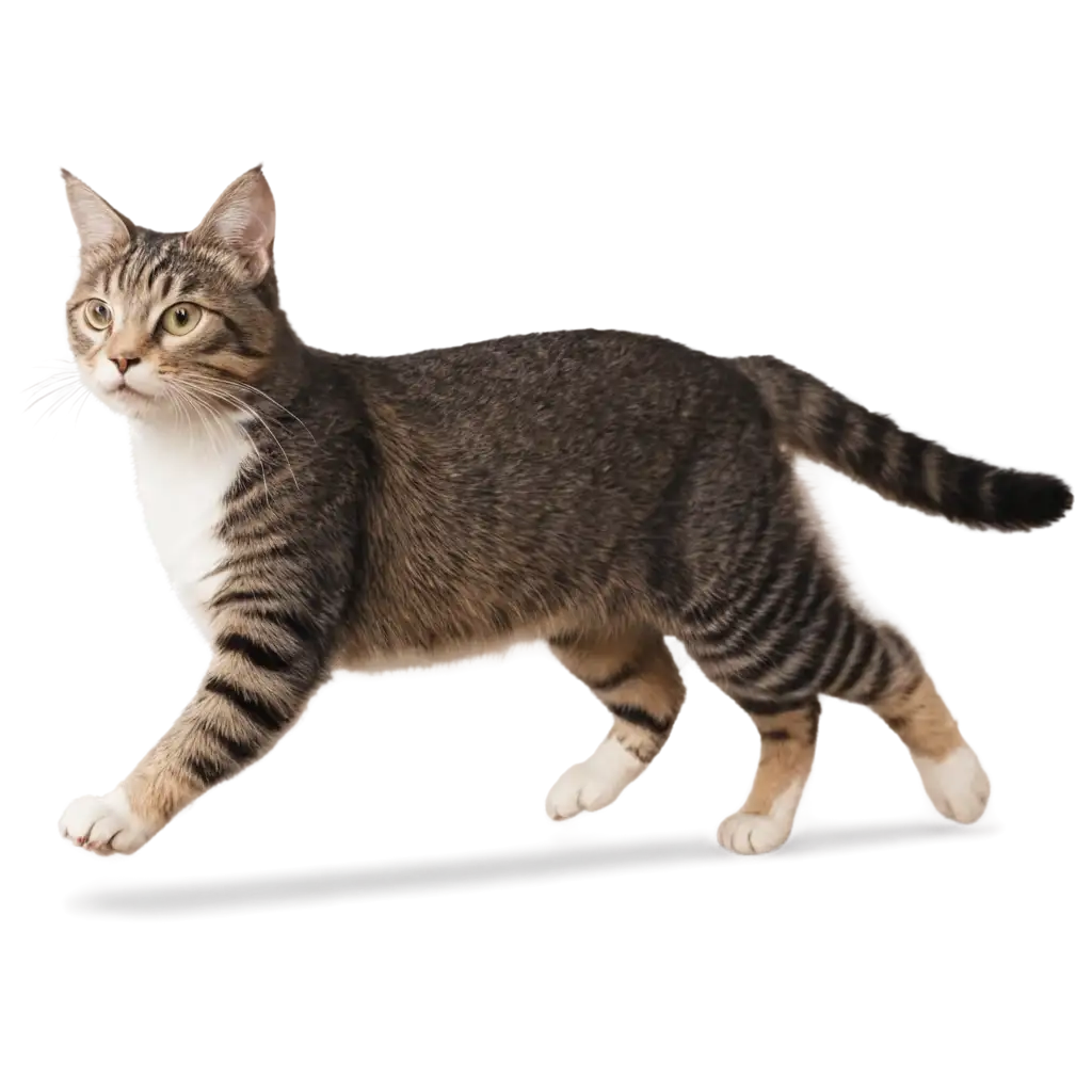 Stunning-PNG-Image-of-a-Running-Cat-Enhancing-Visuals-with-HighQuality-Format