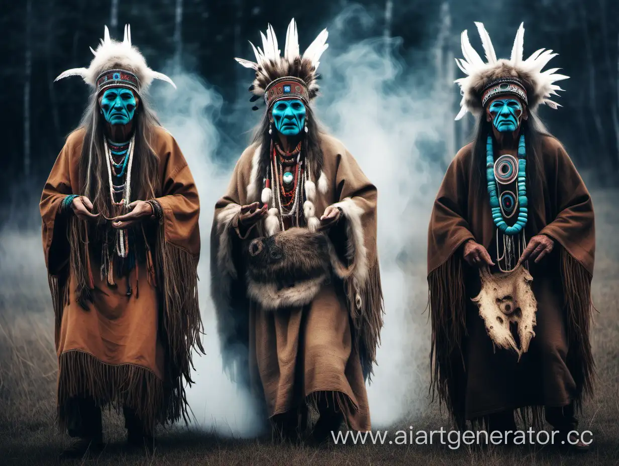 High-Detail-Photo-of-Ancient-Shaman-Ghosts-Spirits-and-Ancient-Gods