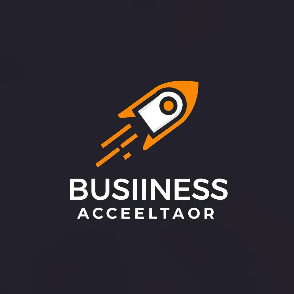 a logo design,with the text "Business accelerator", main symbol:Business accelerator,Moderate,be used in Finance industry,clear background