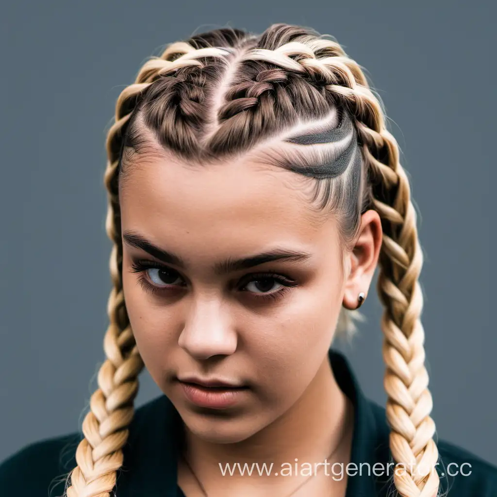 Portrait-of-a-Girl-with-Boxer-Braids