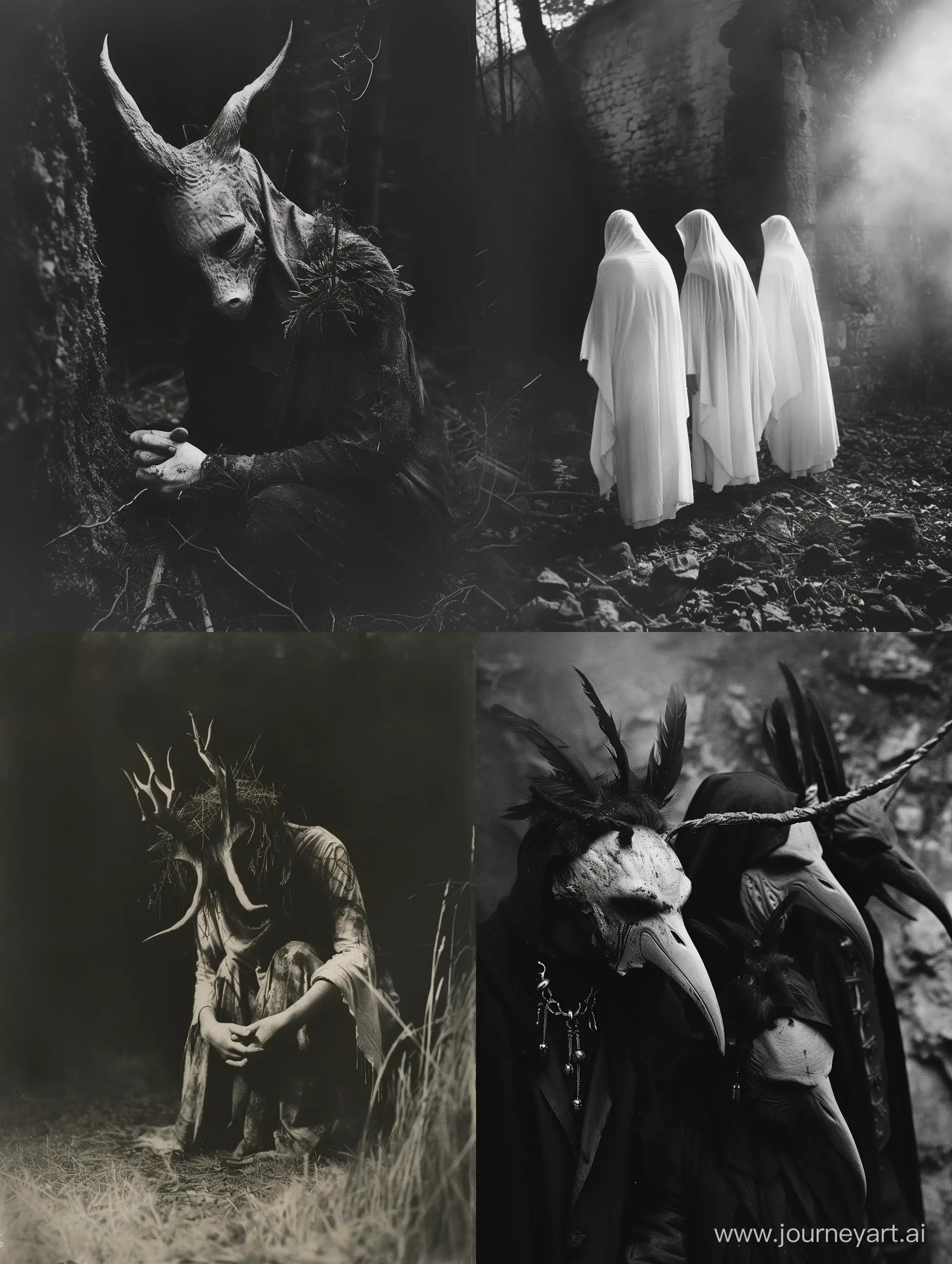 Ritualistic madness, horror core, pagan horror, dark horror, film photography, Dark synth, Tom bagshaw, Glenn Fabry, Pierre Huyghe, expired 35mm film
