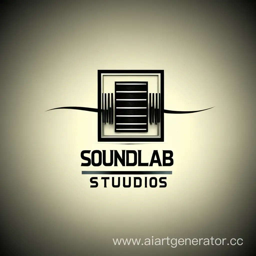 Harmonious-Fusion-Musical-and-Scientific-Elements-in-SoundLab-Studios-Logo