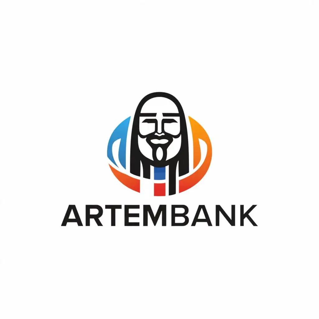 a logo design,with the text "OOO "ArtemBank"", main symbol:only good man with bits,Moderate,be used in Finance industry,clear background