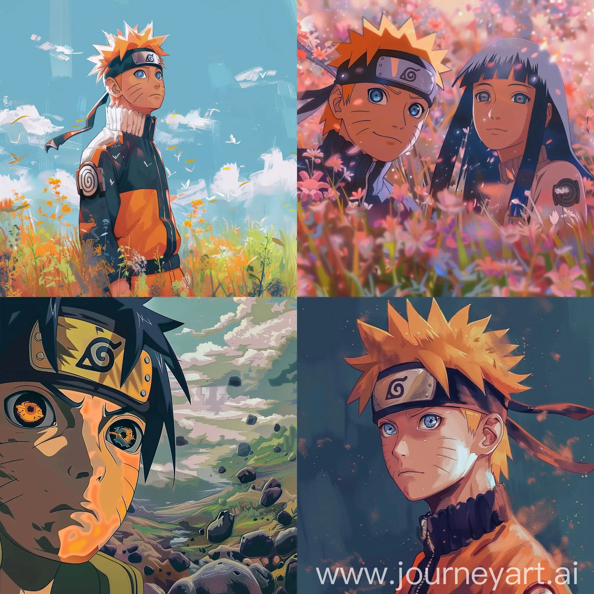 Naruto-Anime-Characters-in-GhibliInspired-Art-Style