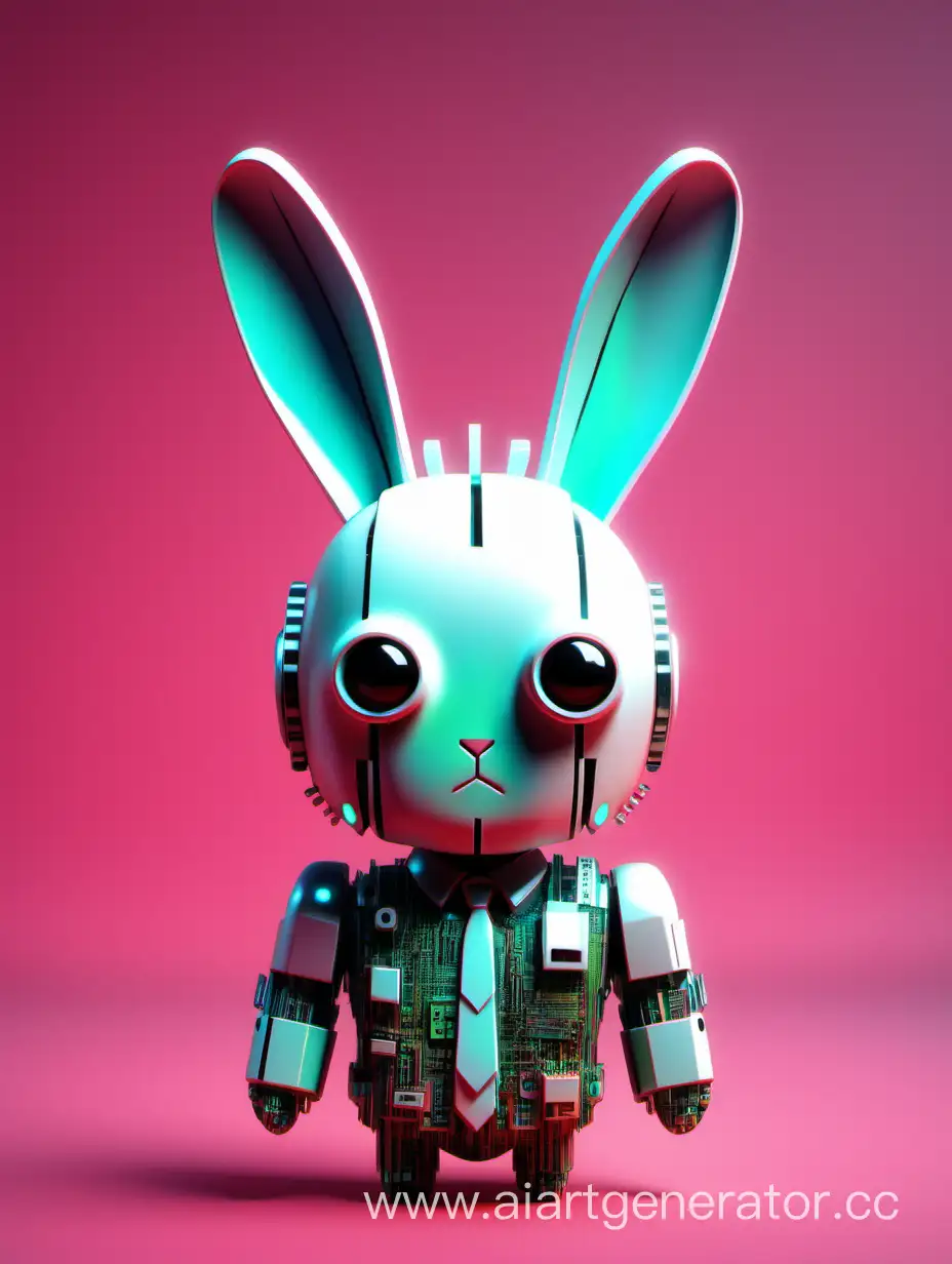 Futuristic-Glitch-Bunny-Android-Head-for-Boys-Cyberpunk-Inspired-Digital-Art