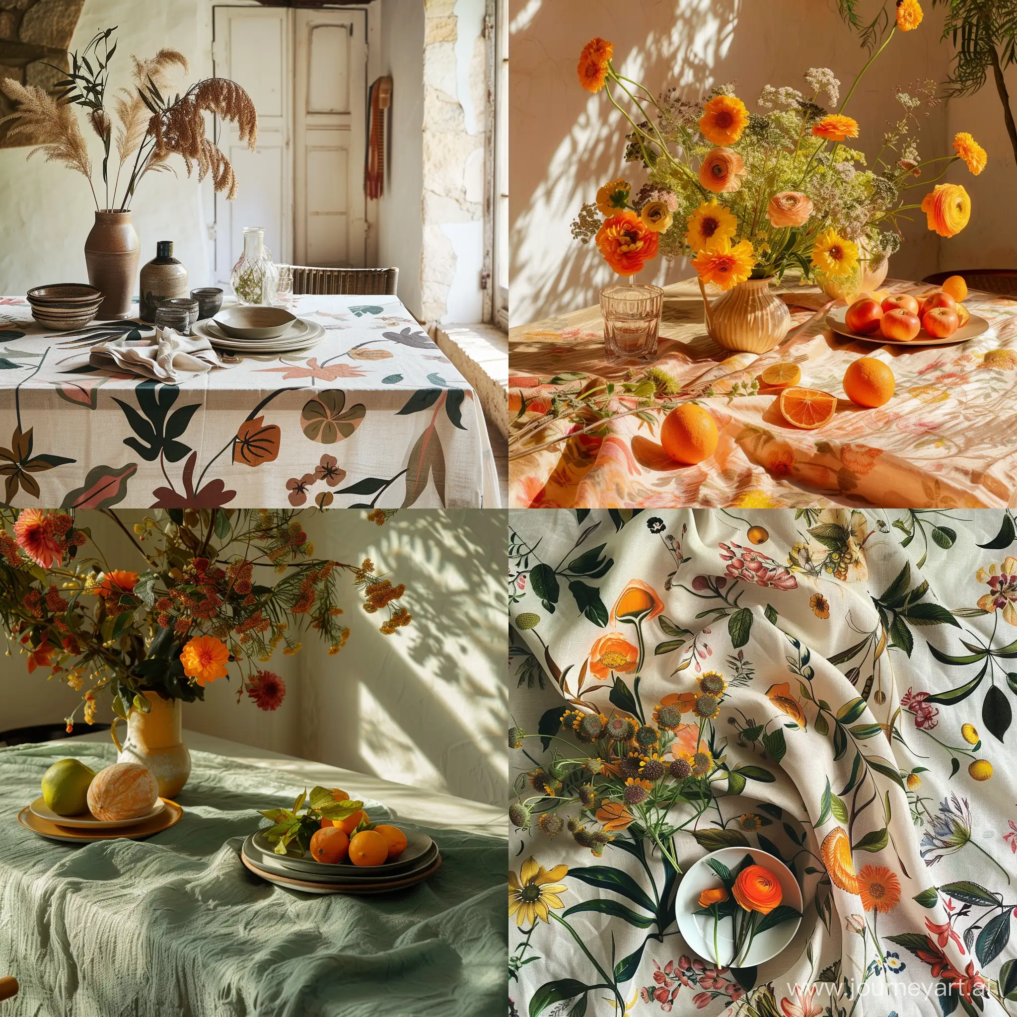 Elegant-Sequins-Tablecloth-in-Natural-Palette-Colors