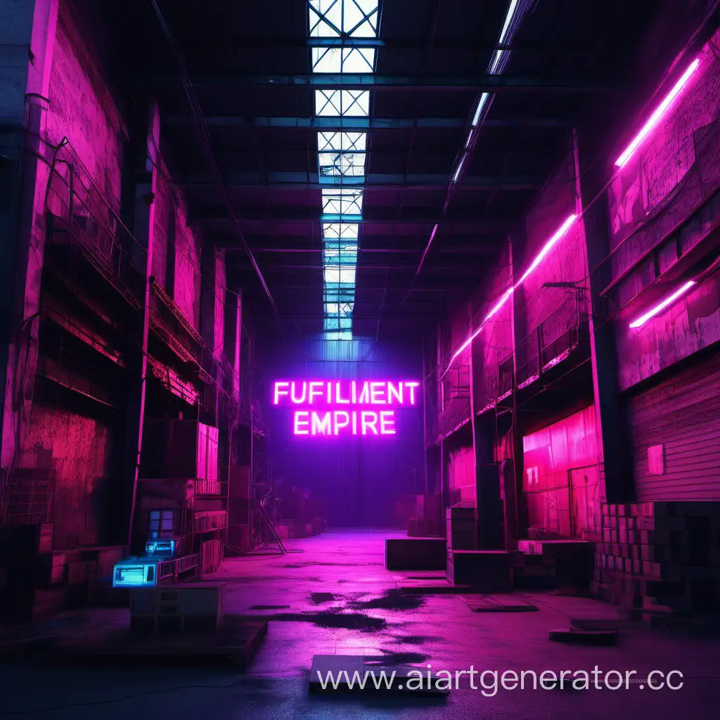 Futuristic-Cyberpunk-Neon-Warehouse-at-Fulfillment-Empire