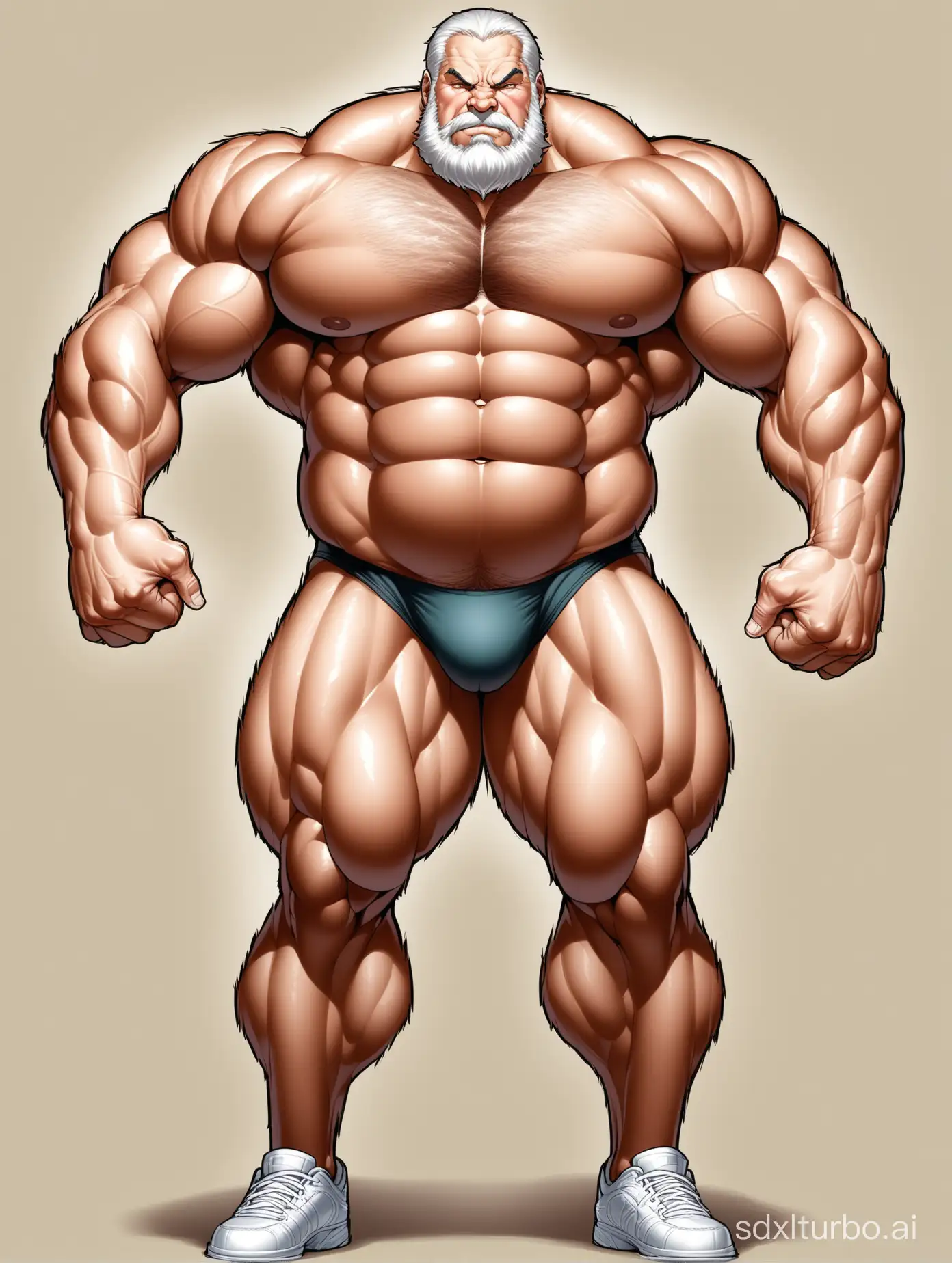 Massive-Muscle-Stud-Showing-Biceps-in-Underwear
