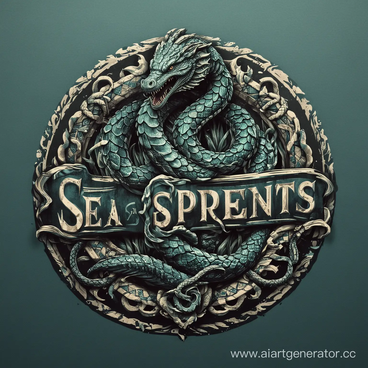 Dynamic-Logo-Design-Sea-Serpents-in-Fluid-Motion