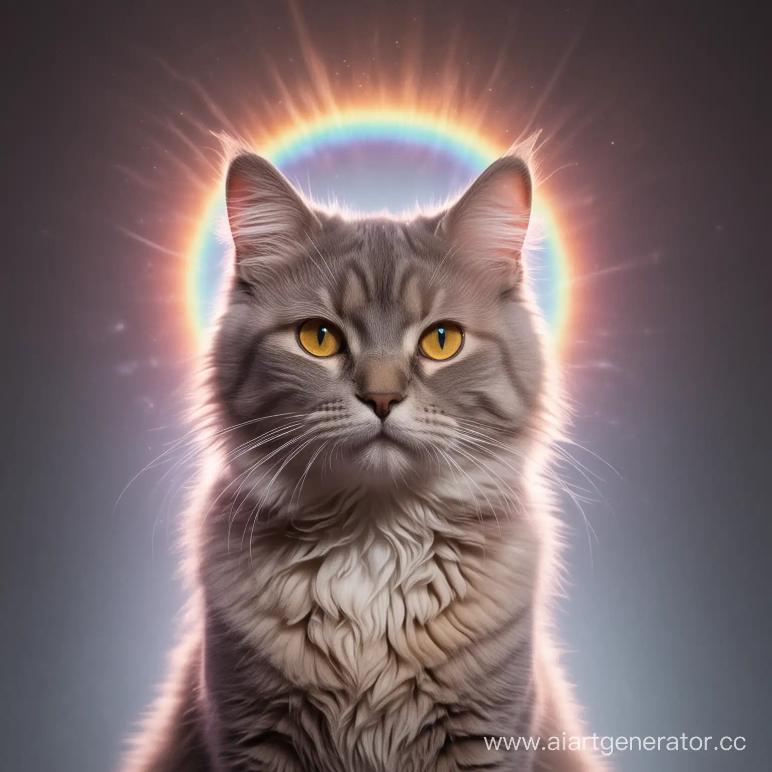 Cat with aura