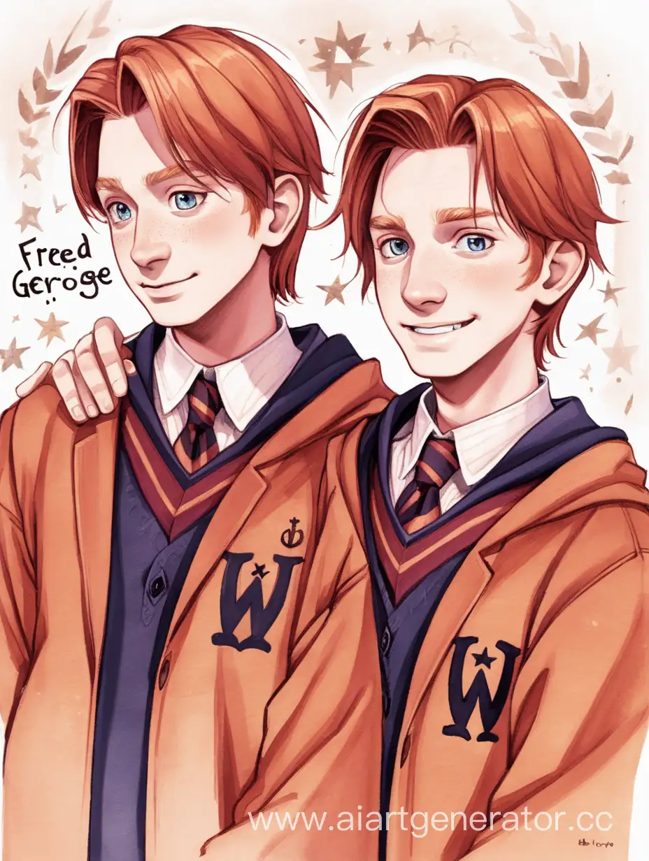 Mischievous-Twins-Fred-and-George-Weasley-Engage-in-Magical-Pranks