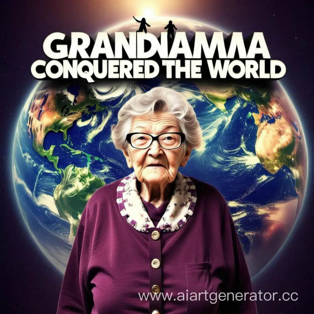 Elderly-Woman-Conquers-the-World-Inspirational-Grandma-Art