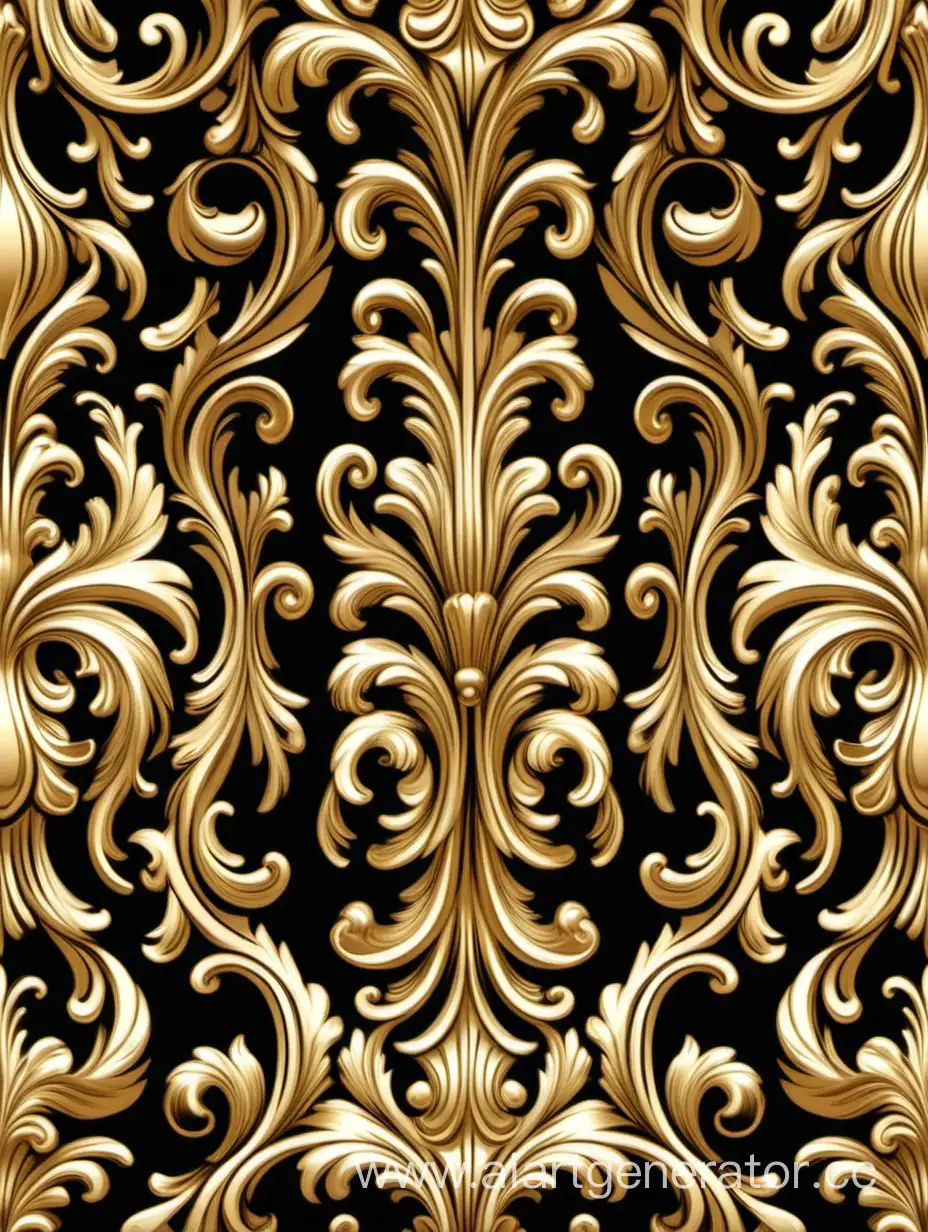 Golden-Vintage-Baroque-Style-Seamless-Pattern-Ornate-Vector-Design