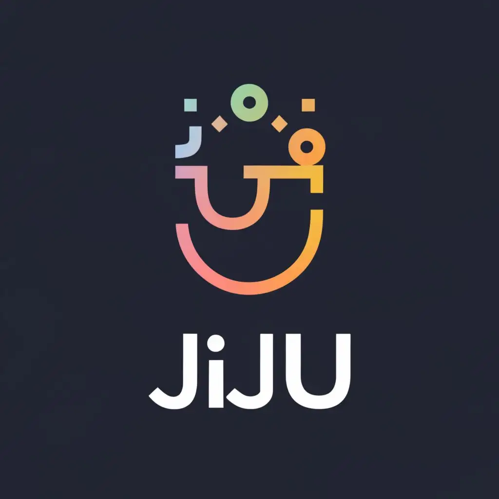 a logo design,with the text "JiJu", main symbol:any object suitable to represent a branding company 
,Moderate,clear background