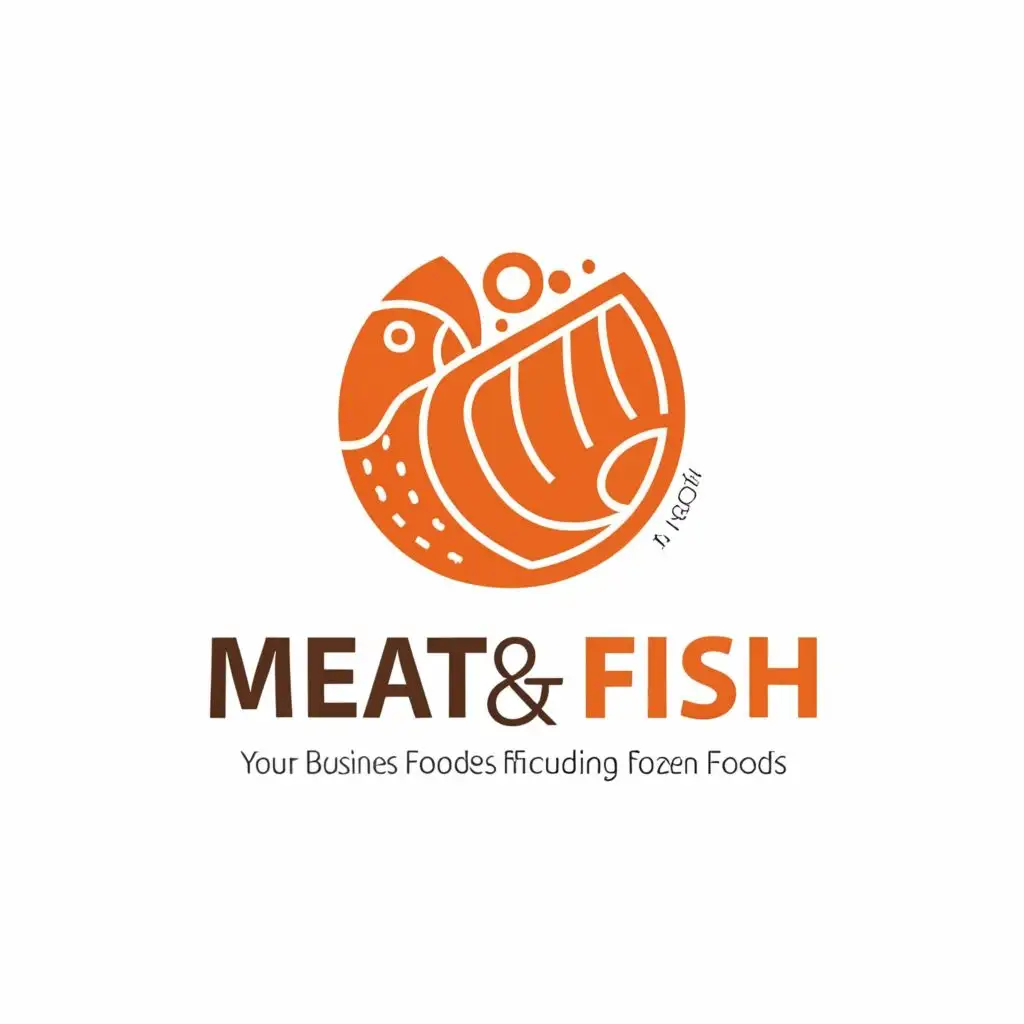 LOGO-Design-For-Glacial-Frozen-Food-Premium-Quality-Frozen-Meats-Fish-Seafood-and-Snacks-in-Cool-Blue