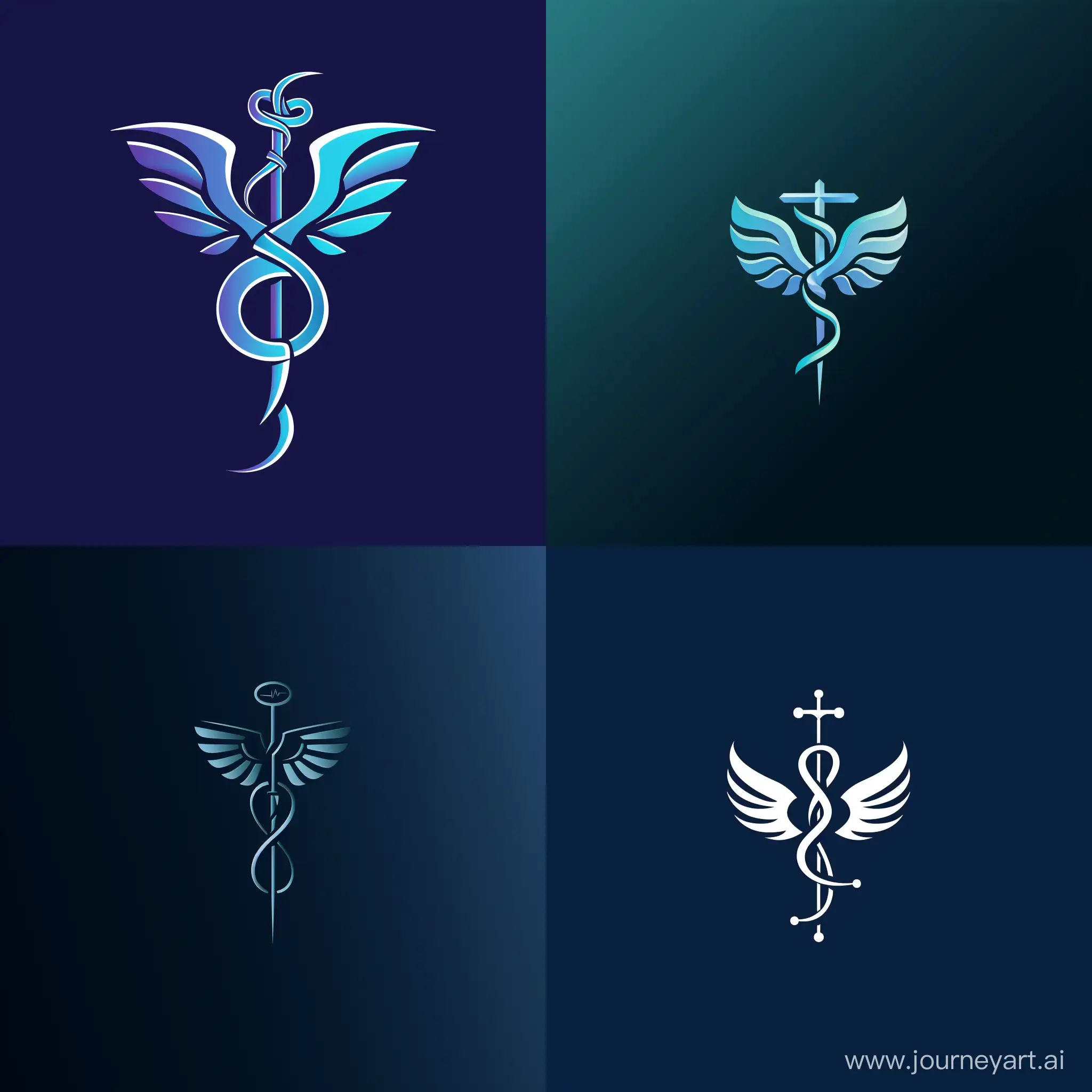 Logo for medical company , abstract , details , strong 