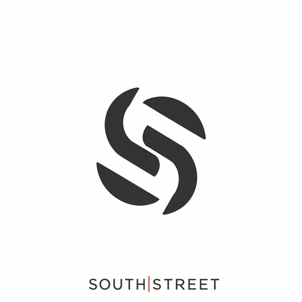 a logo design,with the text "SouthStreet", main symbol:SS,Minimalistic,be used in Sports Fitness industry,clear background