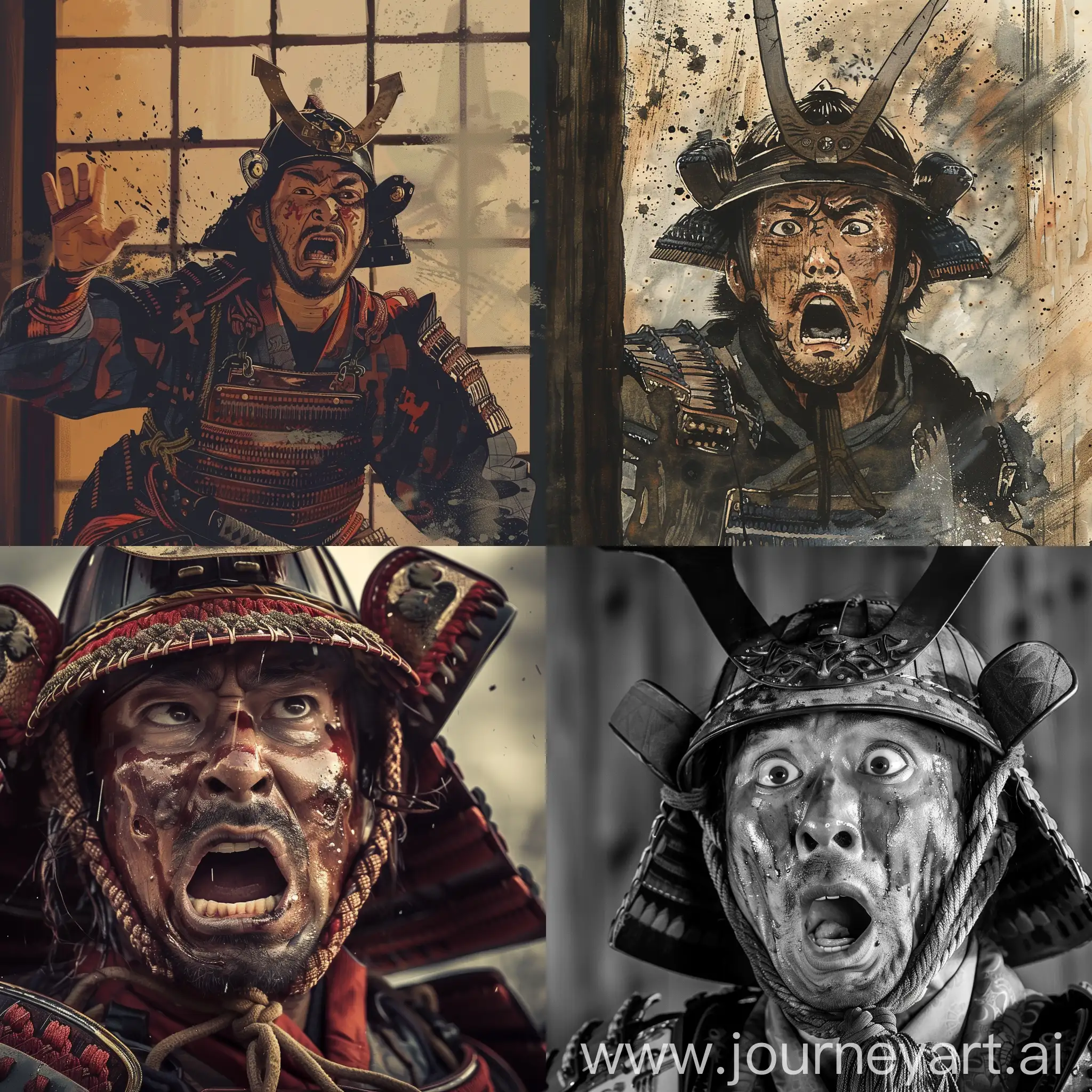 Frightened-Samurai-Warrior-Facing-Unknown-Danger