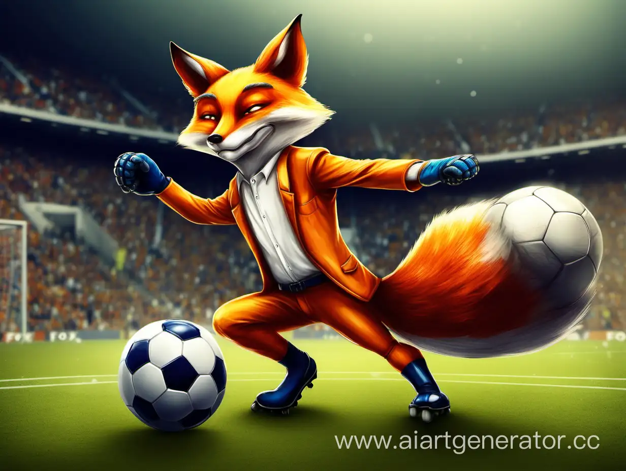 Fox-Playing-Soccer