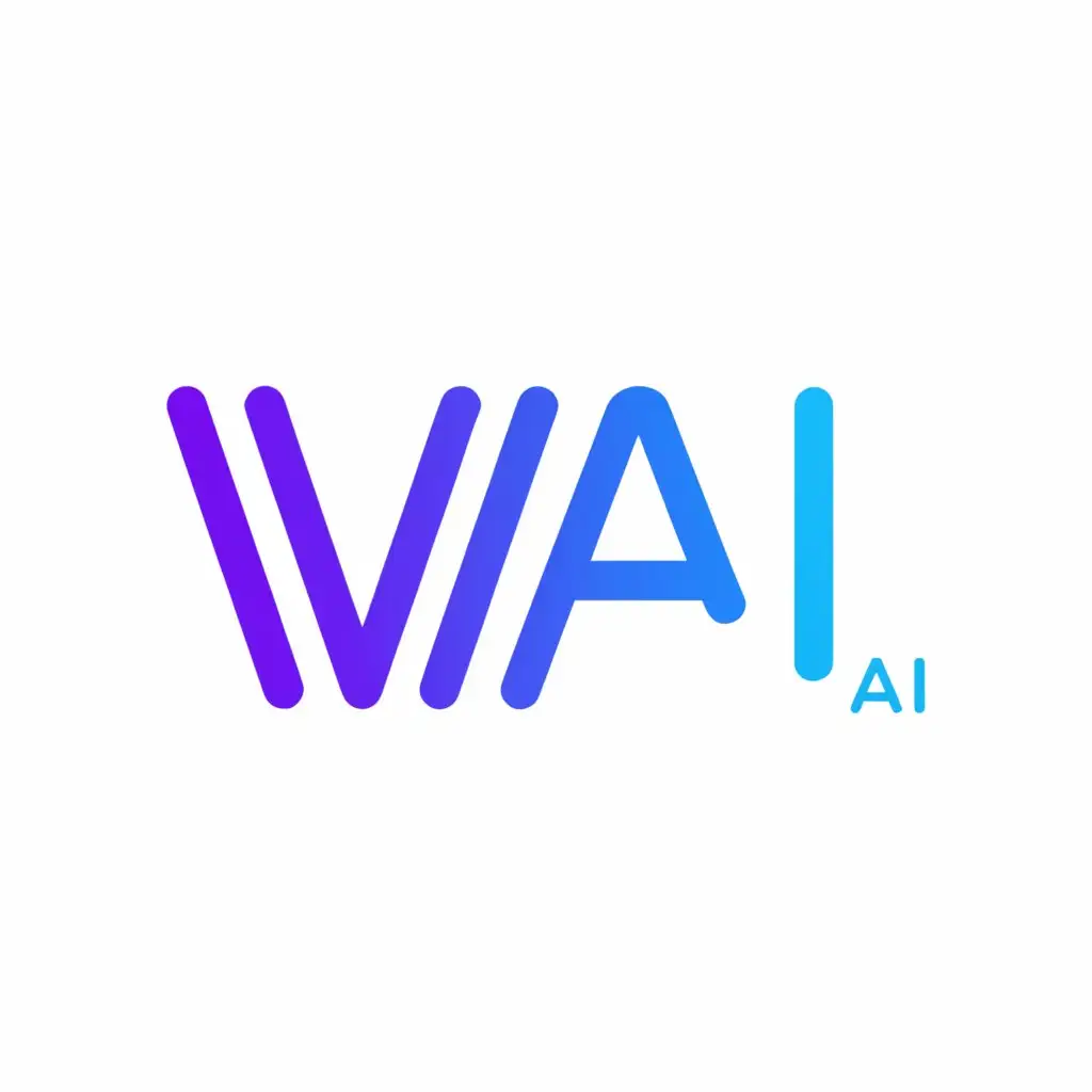 a logo design,with the text "World Health AI", main symbol:WHAI,Moderate,clear background