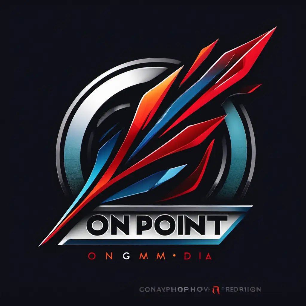 HighQuality Edgy Logo Redesign for OnPoint Media Group