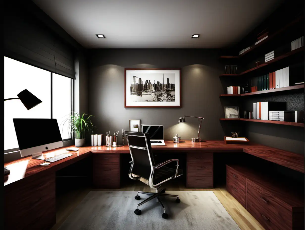 Modern Home Office Design with Mafiia Inspiration