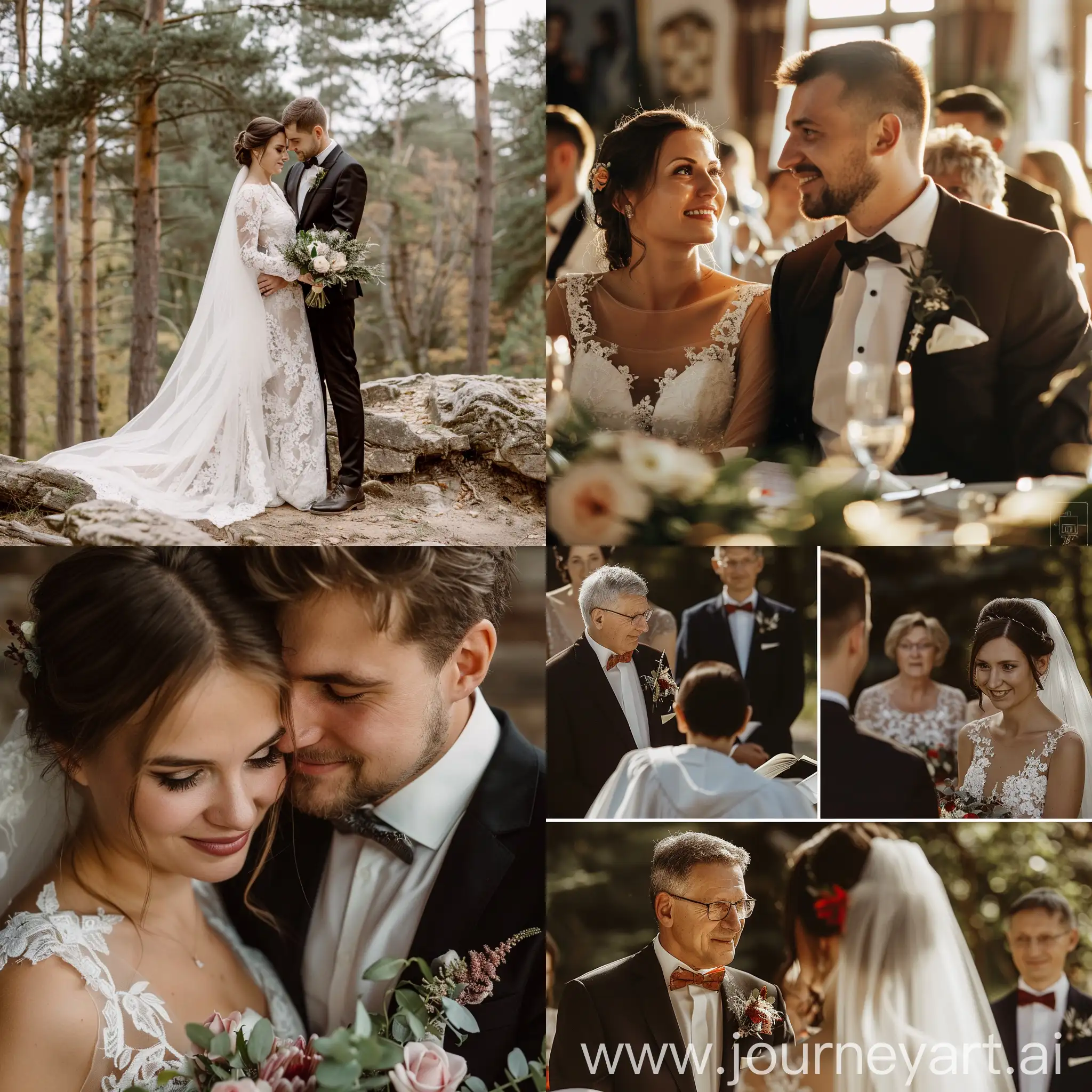 Traditional-Polish-Wedding-Celebration-with-Vibrant-Attire-and-Festive-Atmosphere