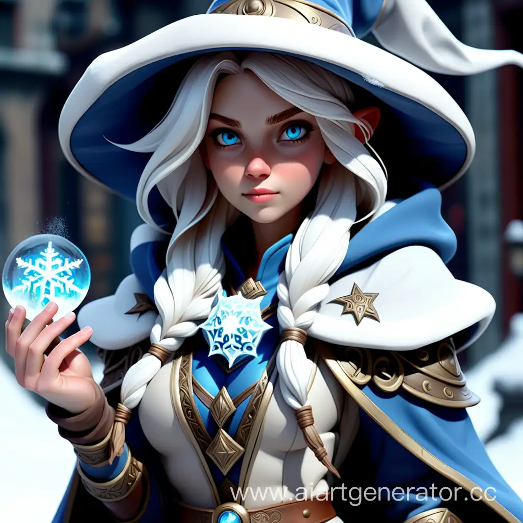 Enchanting-Snow-Mage-Casting-Magical-Spells-in-a-Winter-Wonderland