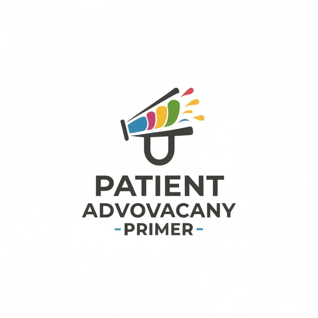 a logo design,with the text "Patient Advocacy Primer", main symbol:paint roller,Minimalistic,be used in Education industry,clear background