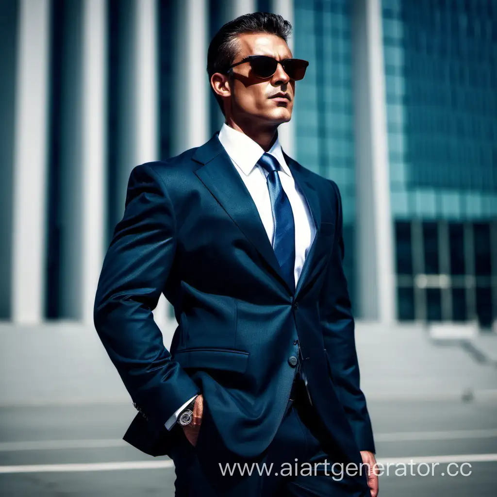 Confident-Businessman-Wearing-Sunglasses-in-Stylish-Suit