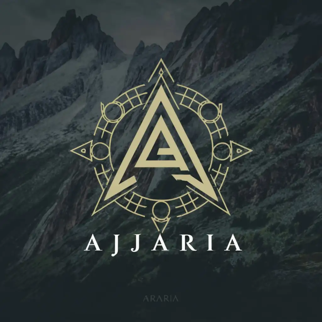 a logo design,with the text "ARJARIA", main symbol:AVENGER,Minimalistic,be used in Travel industry,clear background