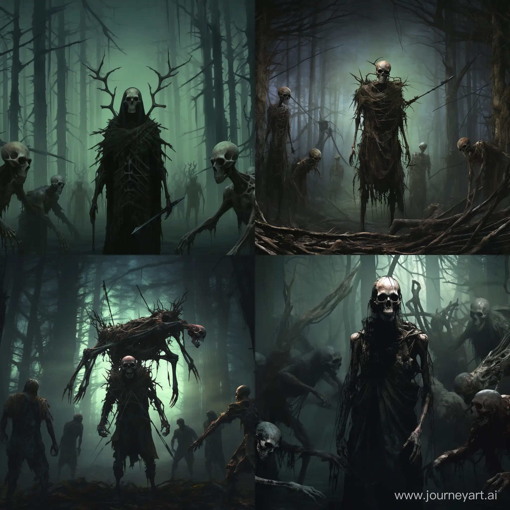 Eerie-Specters-Emerging-from-the-Haunting-Forest