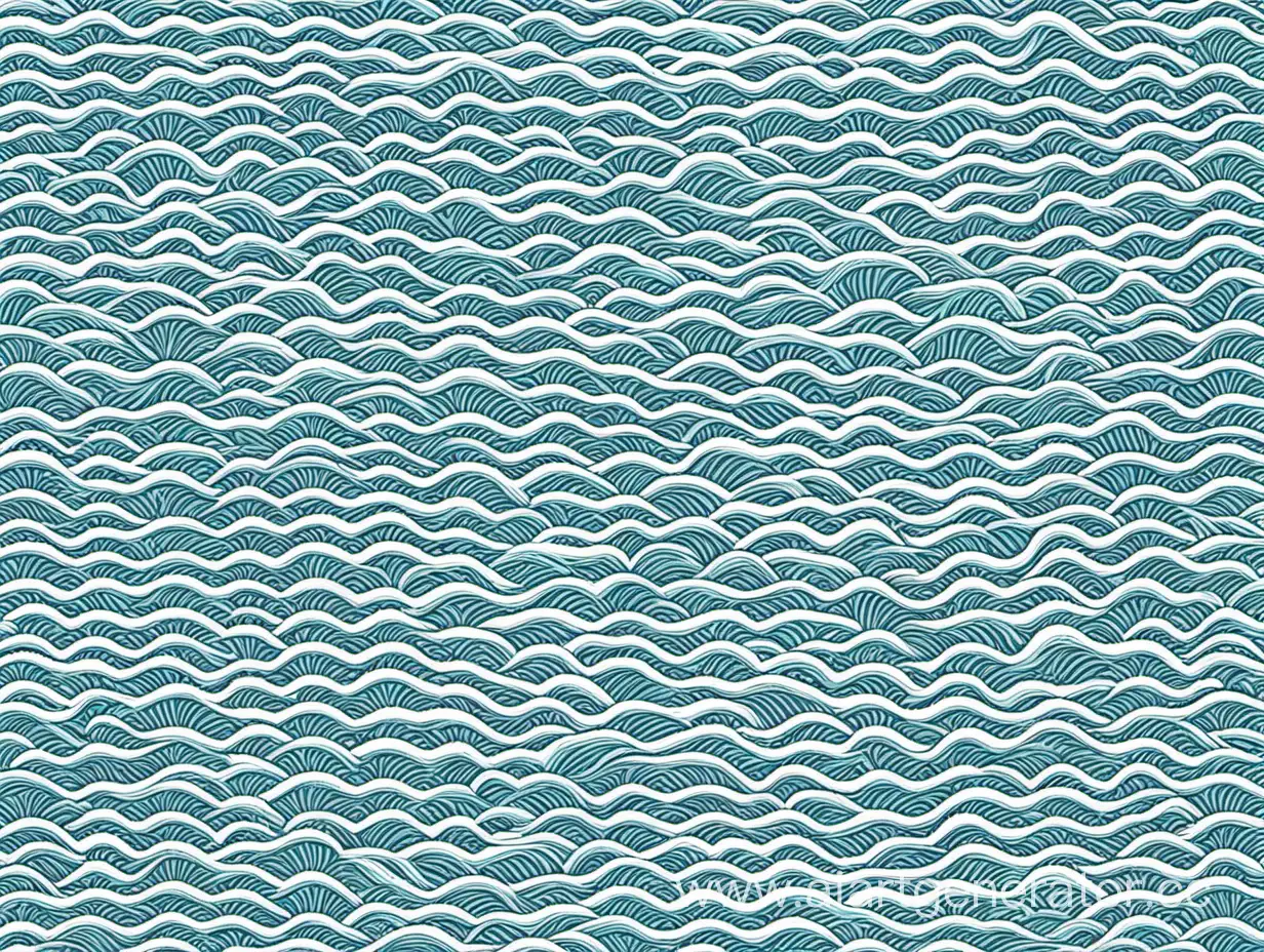 Abstract-Ocean-Waves-Pattern-Art