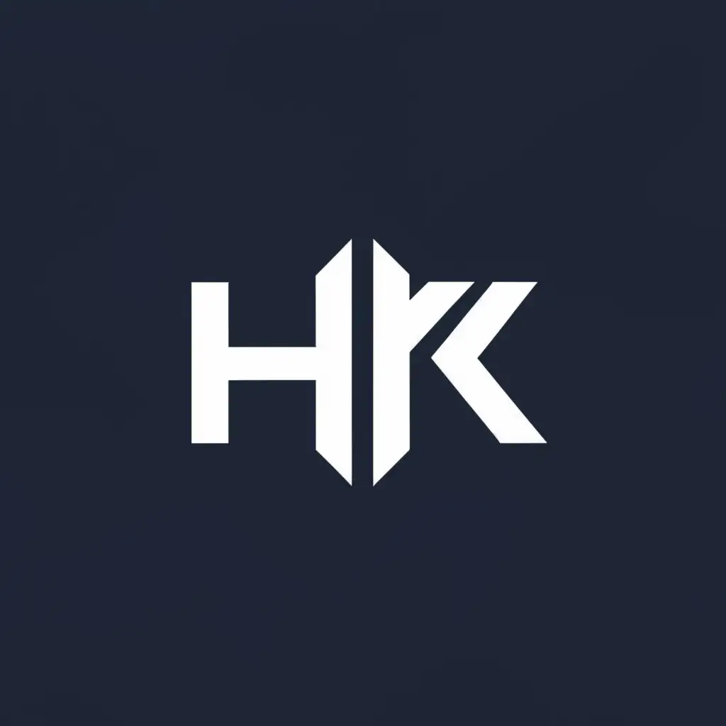 a logo design,with the text "HKA", main symbol:HKA,Minimalistic,be used in Technology industry,clear background