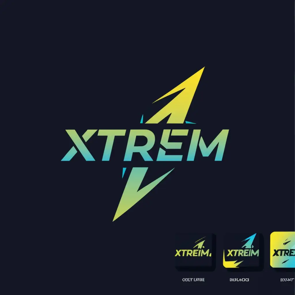LOGO-Design-for-Xtreim-Bold-Typography-and-Ascending-Graph
