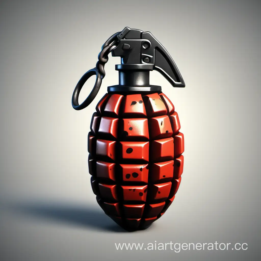stylized grenade 