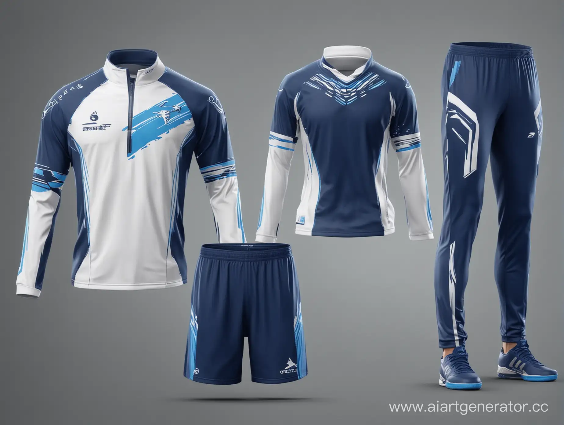 Futuristic-Cyber-Sports-Uniform-Design-in-White-and-Blue