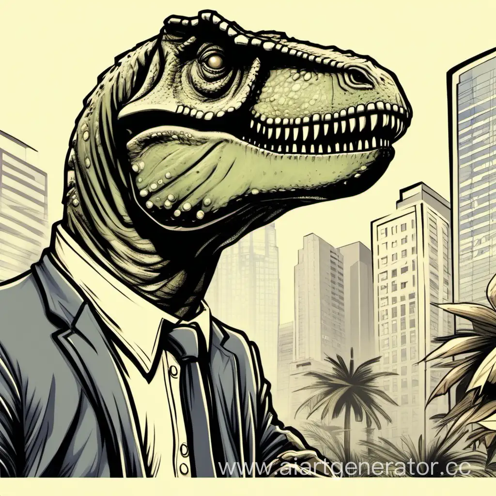 Experienced-Investor-Embracing-Dinosaur-Enthusiasm-with-Cool-Administrative-Vibe-and-Gentle-May