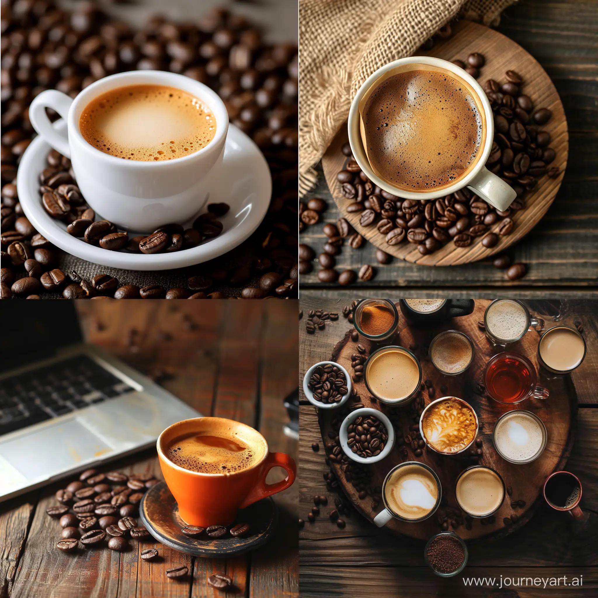 Create background coffee start-up image