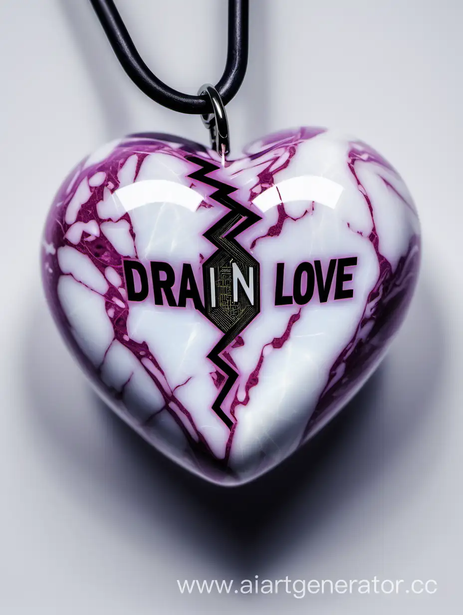 drain love marble crypto heart
